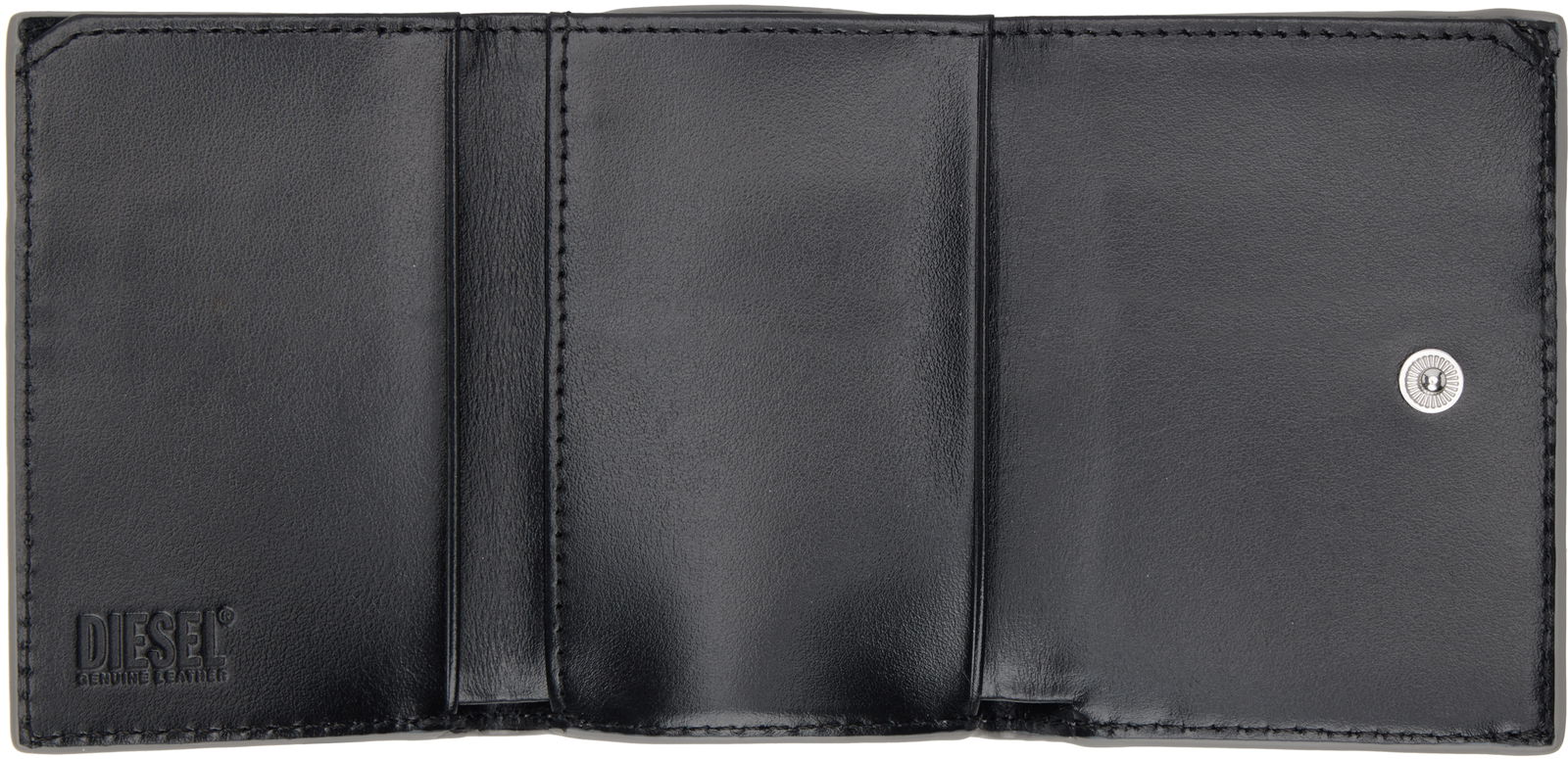 Metallic Trifold Coin Wallet
