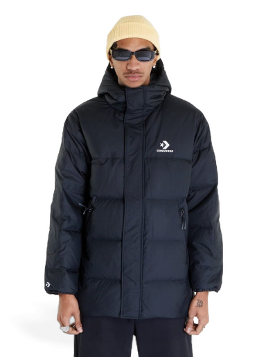 Prešívaná bunda Converse Winter Down Jacket Čierna | 10023754-A01