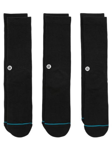 Ponožky Stance Icon 3 Pack Socks Čierna | M556D18ICP-BLK