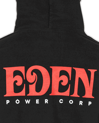 Mikina EDEN Power Corp Logo Hooded Čierna | FW21027 BLR, 6
