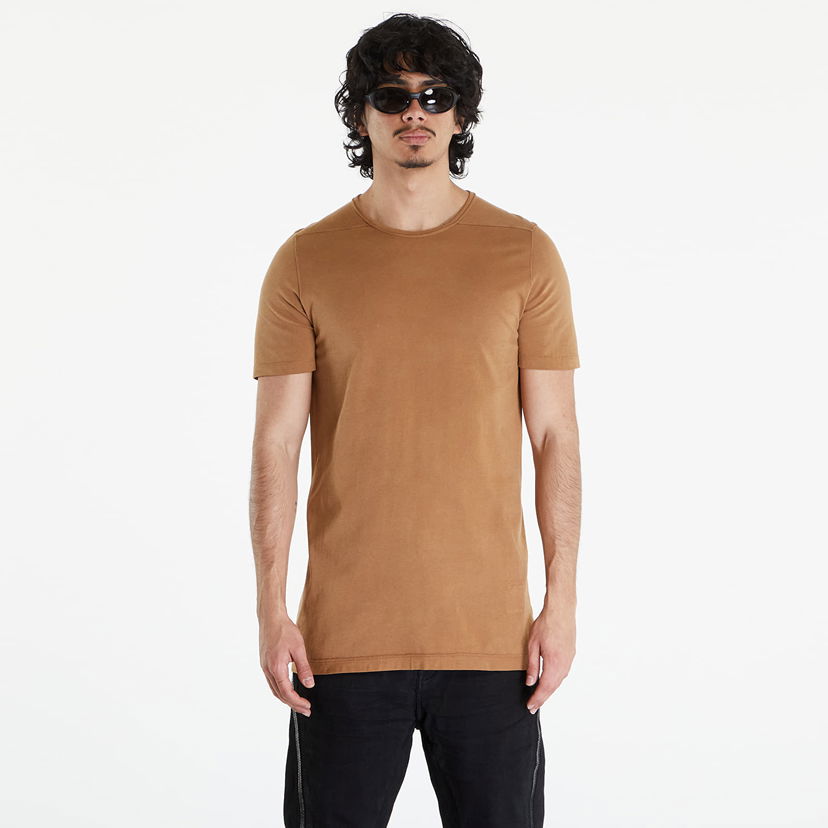 Tričko Rick Owens DRKSHDW Level T-Shirt Khaki Brown Hnedá | DU01D1250 JBOD 44