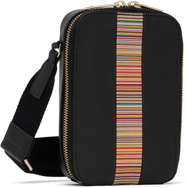 Taška cez rameno Paul Smith Paul Smith Signature Stripe Trim Flight Pouch Čierna | M1A-8041-CMULTI-79, 1