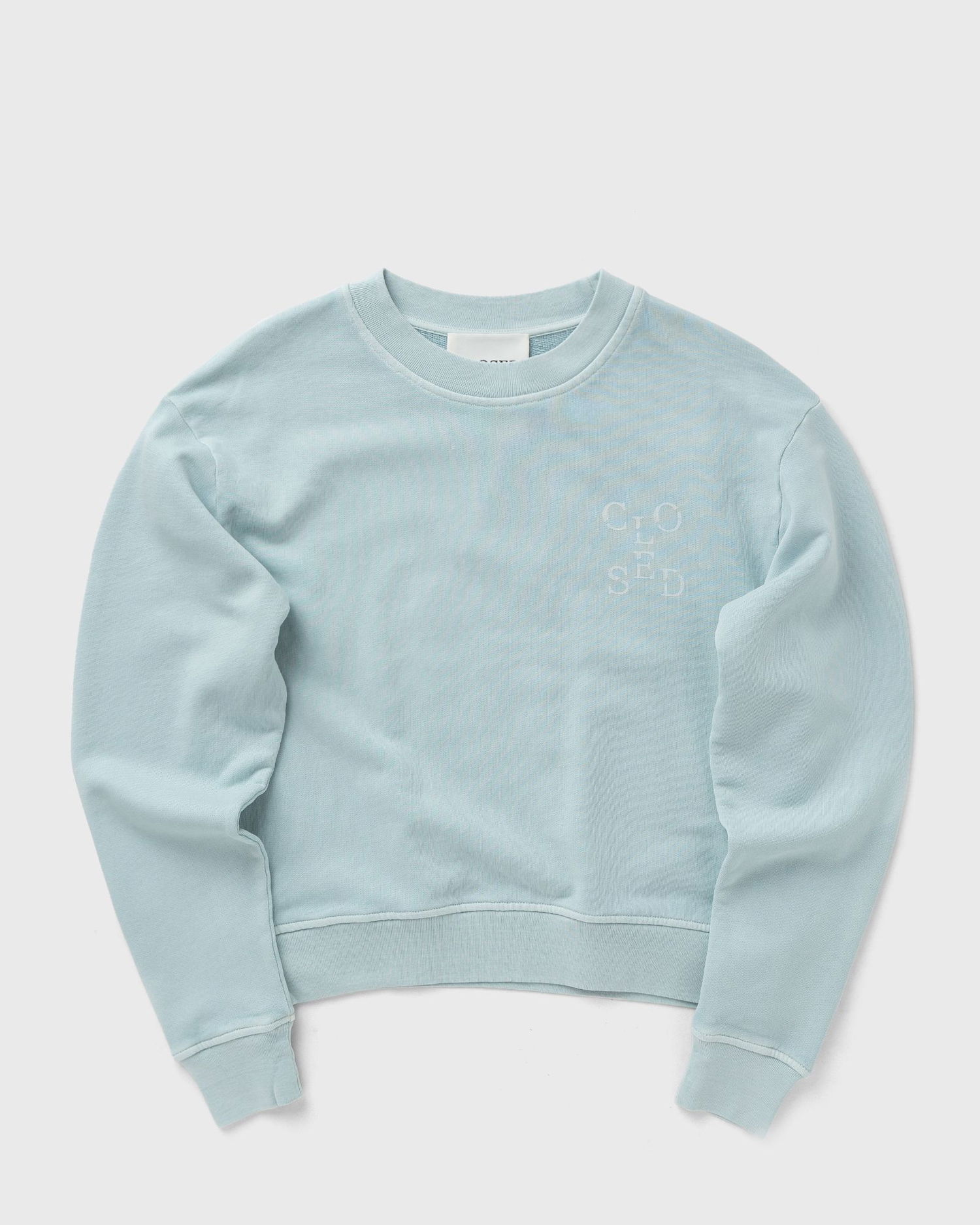 Sveter CLOSED Printed Sweatshirt Tyrkysová | C95226-472-AM-546, 0