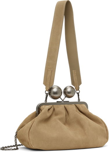 Kabelka Max Mara Weekend Max Mara Destino Suede Shoulder Bag Béžová | 2515511044600, 1