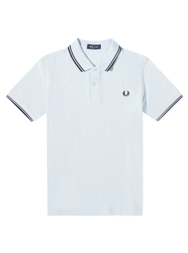 Polo tričko Fred Perry Slim Fit Twin Tipped Polo Modrá | M3600-R30