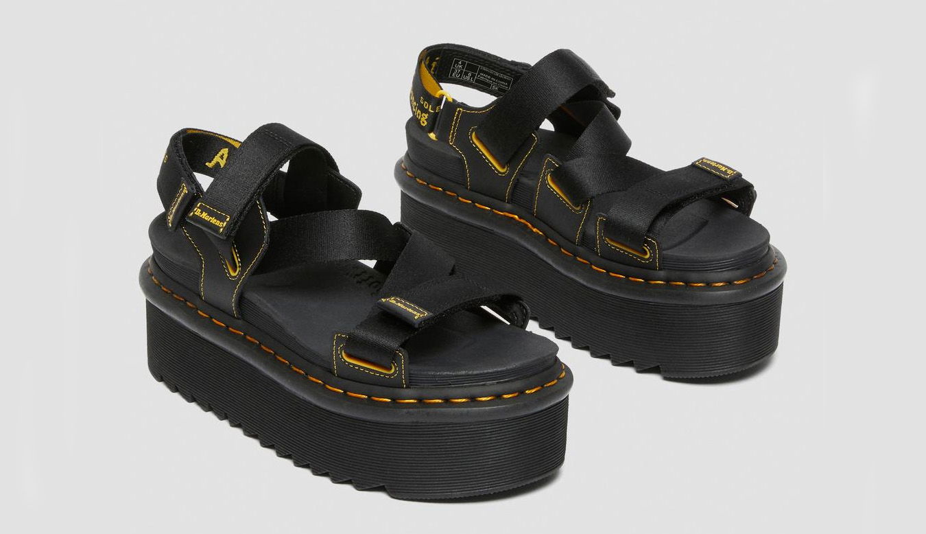 Tenisky a topánky Dr. Martens Kimber Logo Webbing Strap Čierna | DM27351001, 1