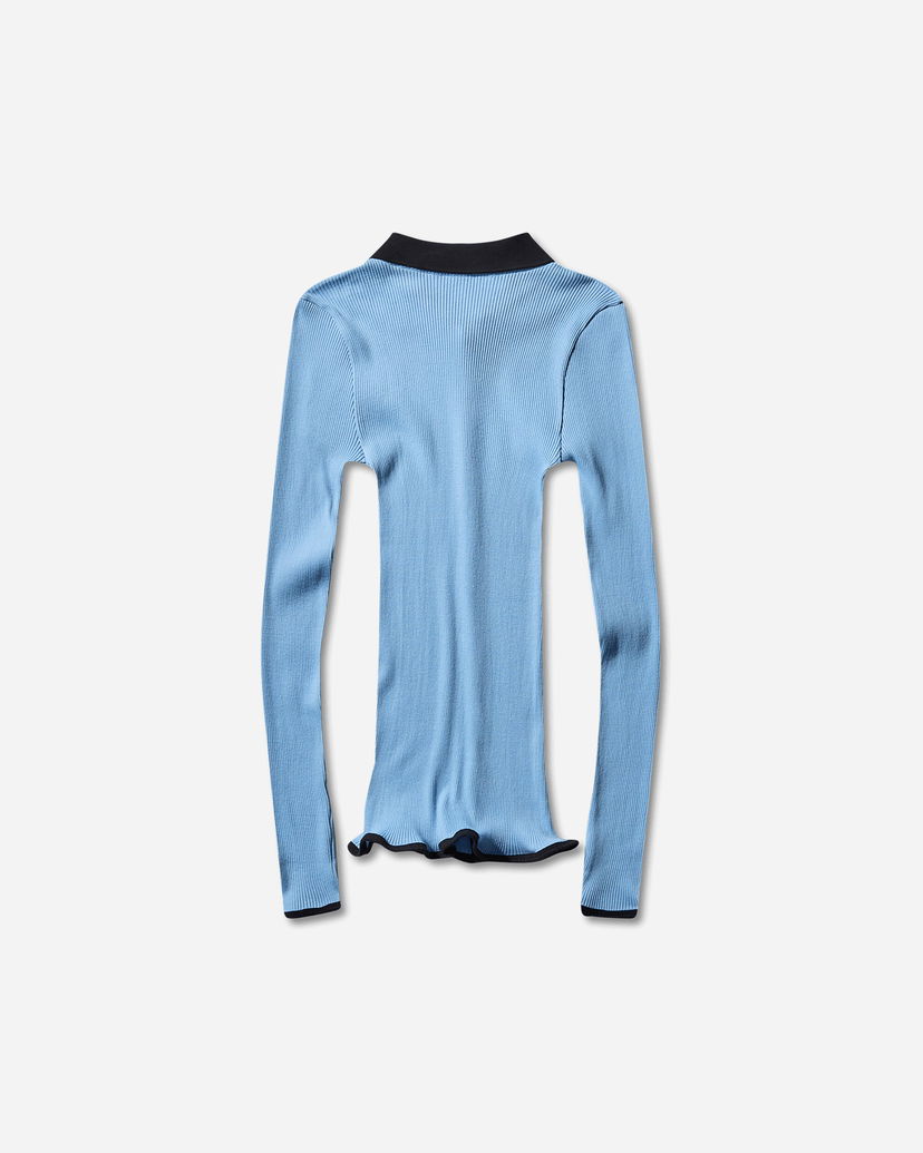 Košeľa OpéraSPORT Laura Seamless Shirt Modrá | SZ43  2