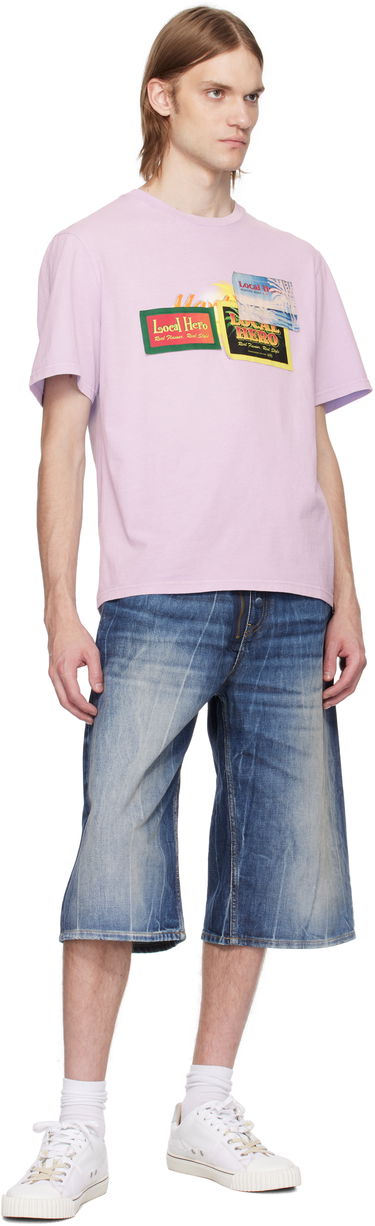 Tričko Martine Rose Martine Rose 'Local Hero' Graphic T-Shirt Ružová | 603JE03602F, 3