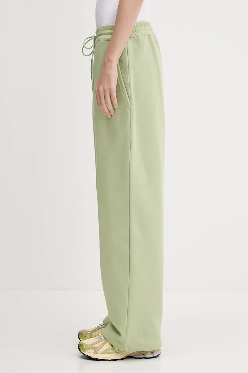 Tepláky Y-3 Y-3 French Terry Wide Leg Pants Zelené | JM7841, 1