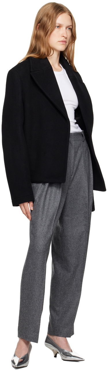Nohavice TOTEME Double-Pleated Tailored Trousers Šedá | 244-WRB847-FB0024, 3