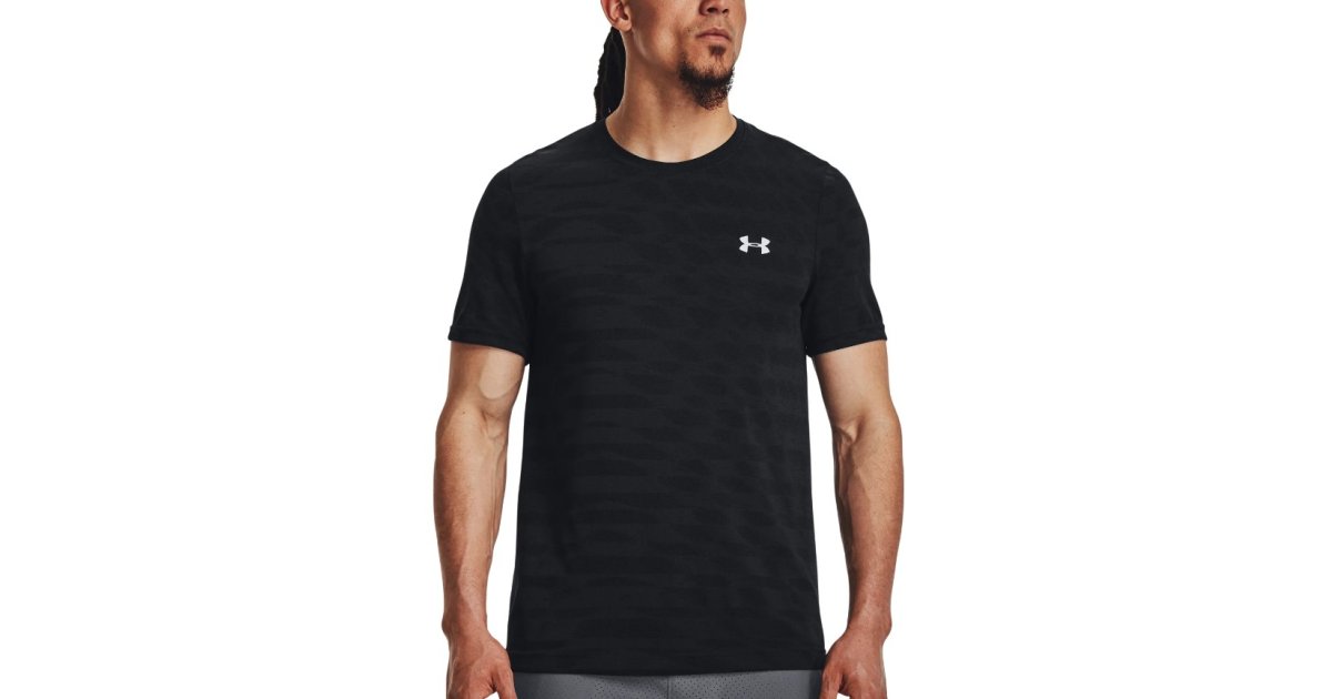 Tričko Under Armour HeatGear Seamless Ripple Tee Čierna | 1379281-001, 1
