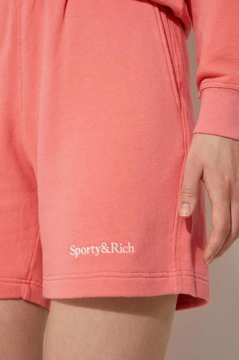 Tepláky Sporty & Rich Sweatpants Serif Logo Soft Gym Ružová | SH007S402SC