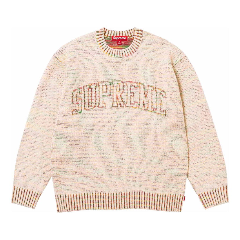 Sveter Supreme Contrast Arc Knit Sweater Rôznofarebný | SUP-SS24-078