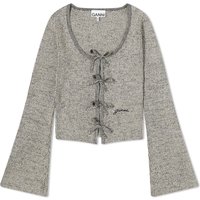 Košeľa GANNI Sparkle Rib Blouse Šedá | K2069-18, 1