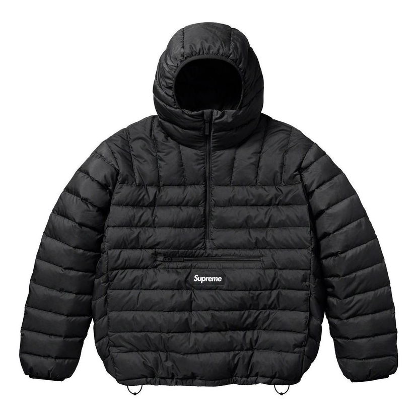 Prešívaná bunda Supreme Micro Down Hooded Pullover Čierna | SUP-FW23-132