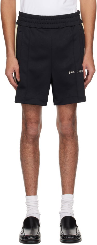 Šortky Palm Angels Palm Angels Embroidered Logo Track Shorts Čierna | PMCL004C99FAB0021003, 0