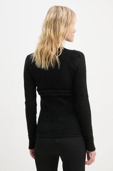 Sveter HELIOT EMIL Cutout Detail Wool Blend Sweater Čierna | AW24.W.07.065.BLK01, 2