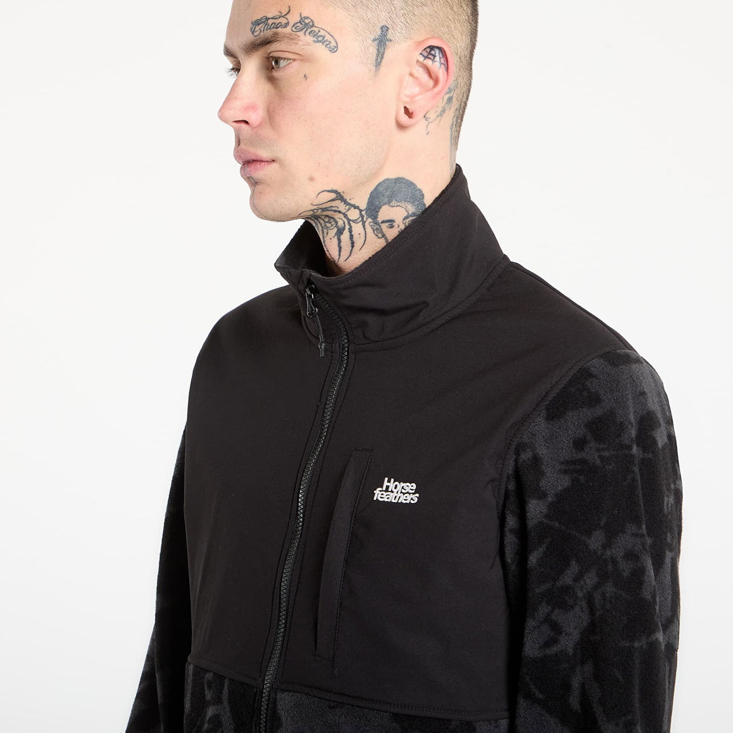 Mikina Horsefeathers Duval Fleece Sweatshirt Čierna | TM083A, 1