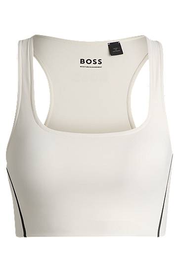 Podprsenka BOSS BOSS Active Sports Bra with Removable Padding Biela | 50540825, 0