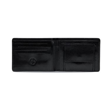Peňaženka Vasky Black Leather Wallet Čierna | A-0036-001, 1