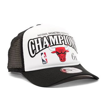 Šiltovka New Era 9FORTY A-Frame Trucker NBA League Champions Chicago Bulls Black Čierna | 60298648, 0