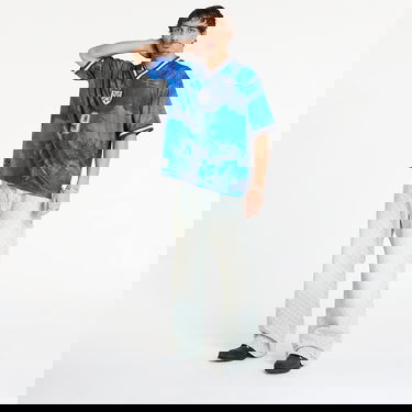 Dres Off-White World Paint Soccer S/S Tee Modrá | OMAD00SF25JER0034610, 4