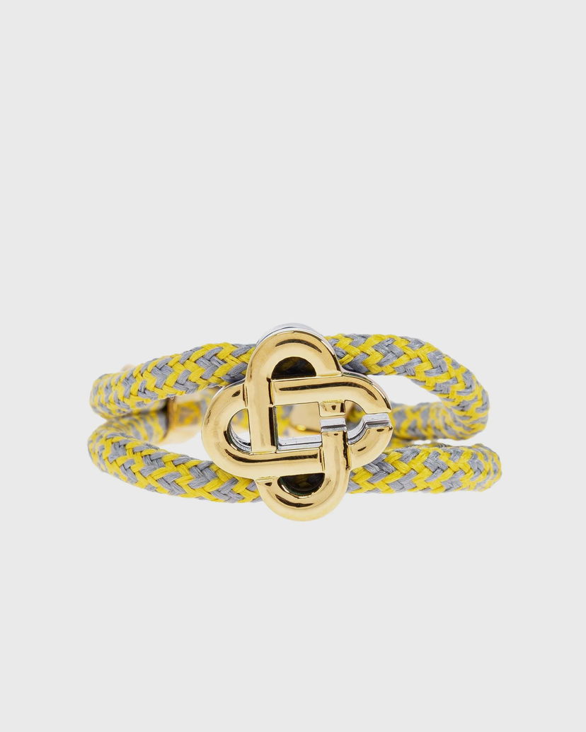 Náramok Casablanca Cord Bracelet with Clover Clasp Žltá | APF25-JW-294-02