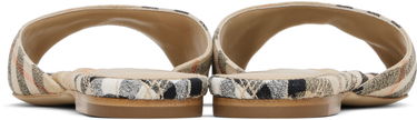 Doplnky Burberry Burberry Check Mews Sandals Béžová | 8106160, 1