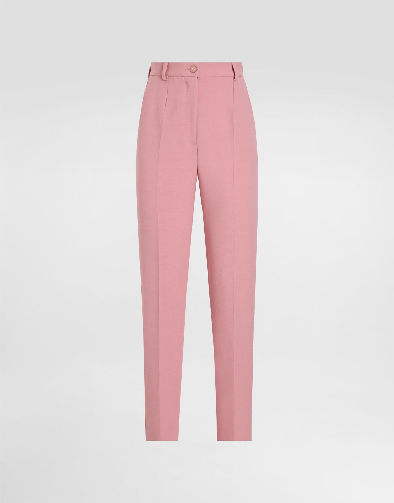 Nohavice Dolce & Gabbana Dolce & Gabbana Tailored Double Wool Crepe Pants Ružová | FTAM2TFU2L8F0473, 0