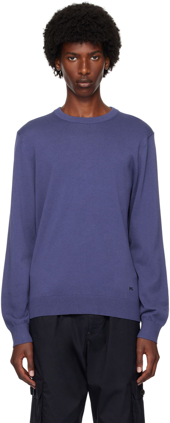 Sveter Paul Smith PS by Paul Smith Organic Cotton Sweater Fialová | M2R-503X-N21858-46A, 0