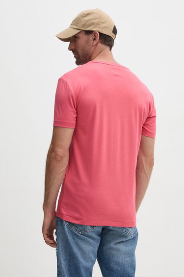 Tričko Polo by Ralph Lauren Red Cotton T-Shirt Ružová | 710740727, 2