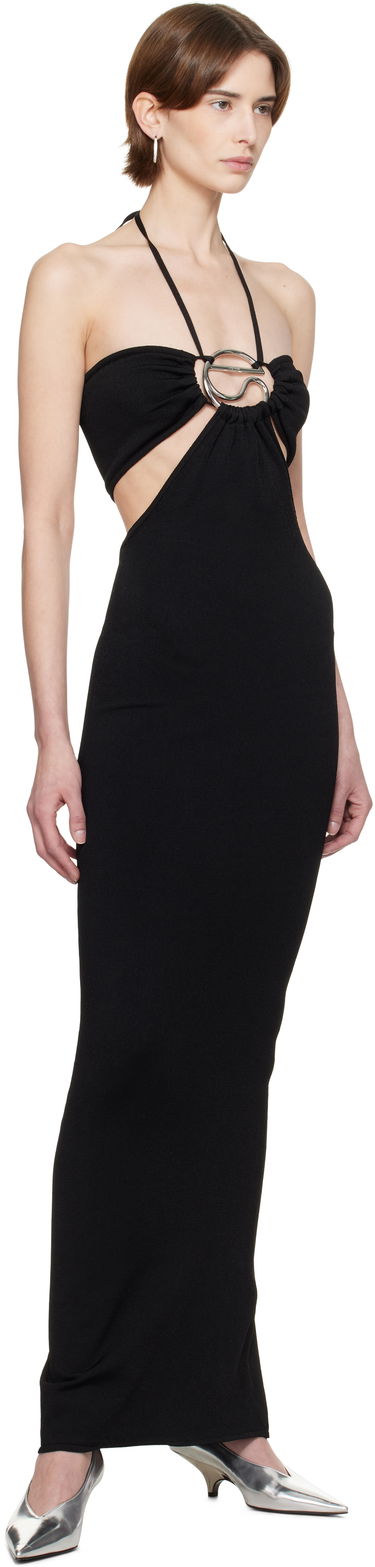 Šaty Coperni Coperni Knitted Halter Maxi Dress Čierna | COPML135Y3010, 3