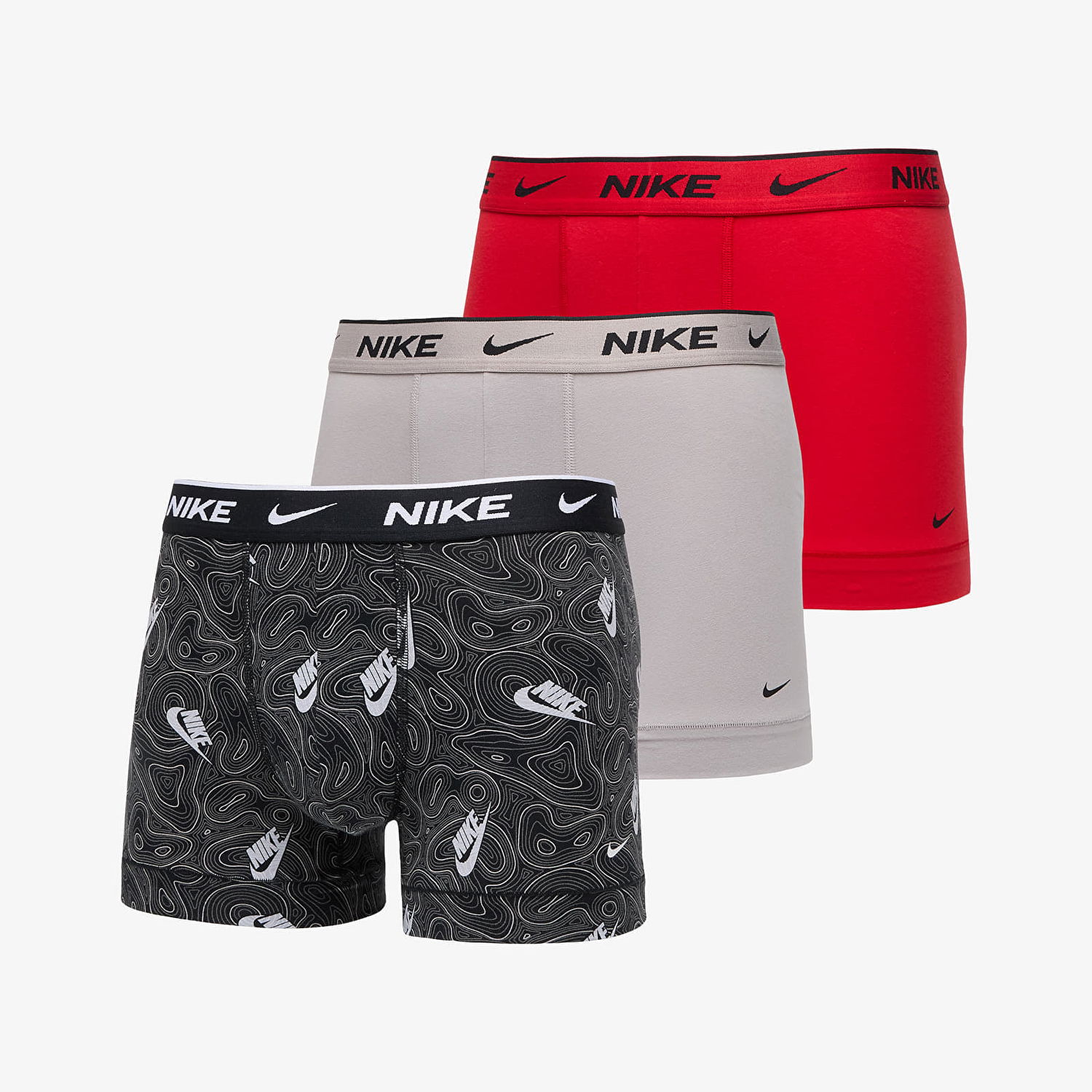 Boxerky Nike Everyday Cotton Stretch Boxer Briefs 3-Pack Rôznofarebný | 000PKE1008-27F, 0