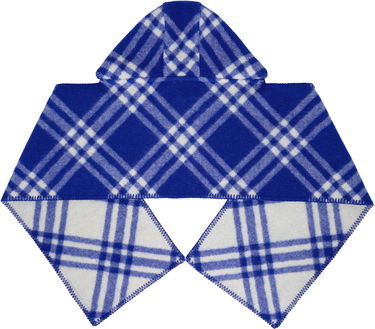 Šál Burberry Burberry Hooded Scarf Modrá | 8105691, 1