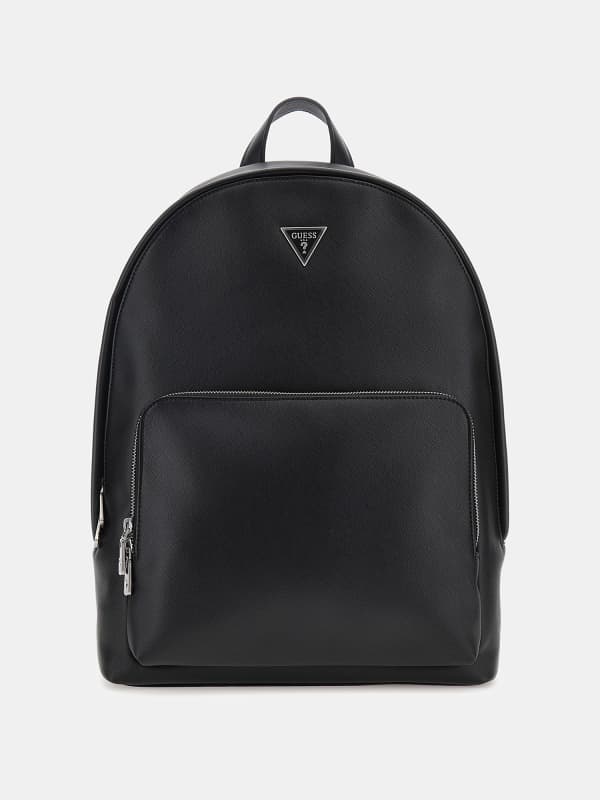 Batoh GUESS Saffiano Milano Backpack Čierna | HMECSAP3406