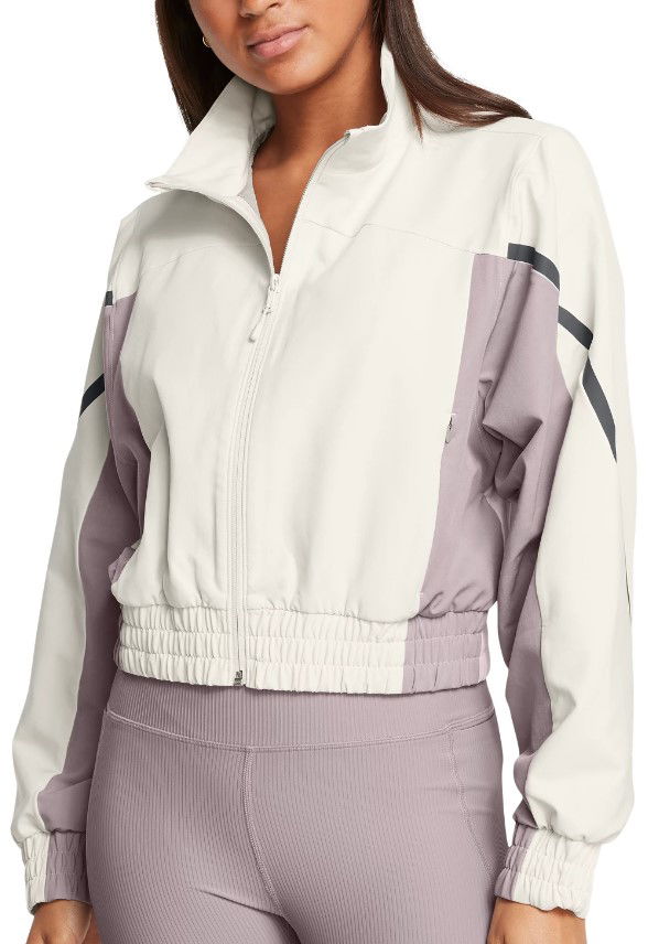 Bunda Under Armour Unstoppable Crop Jacket-WHT Biela | 1386479-110