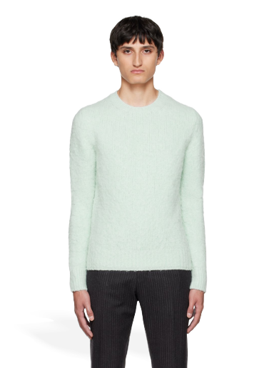 Sveter AMI Crewneck Sweater Zelené | HKS053.028