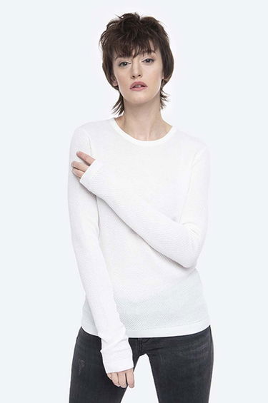 Sveter NORSE PROJECTS Lightweight Crewneck Sweater Biela | NW45.0198.0957, 0