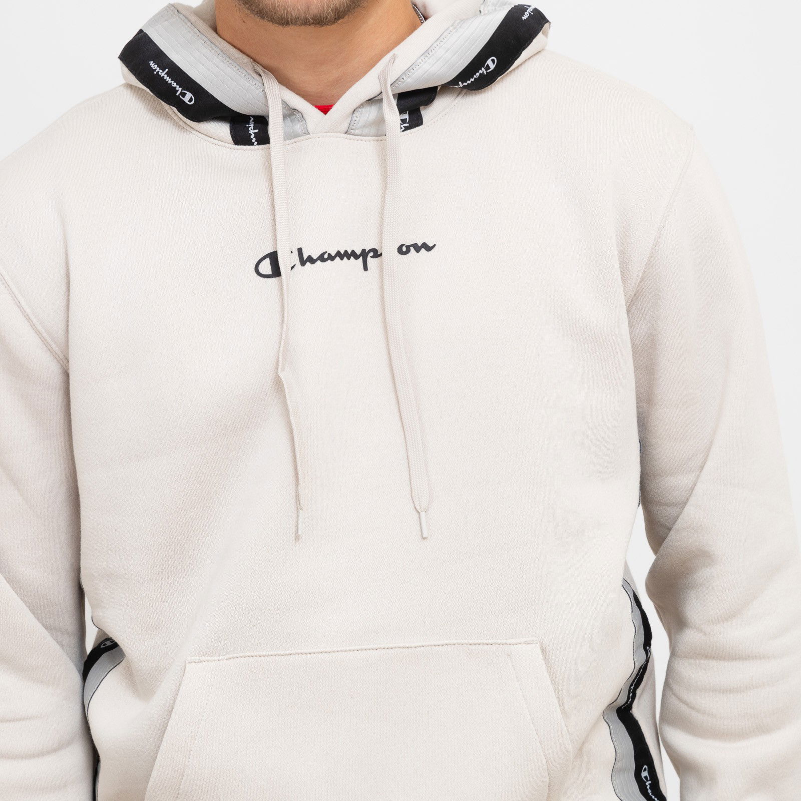 Taped Logo Hoodie