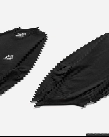 Sveter WACKO MARIA Heavy Weight Crewneck Sweatshirt Type-6 Čierna | 25SS-WMC-SS18 BLACK, 0