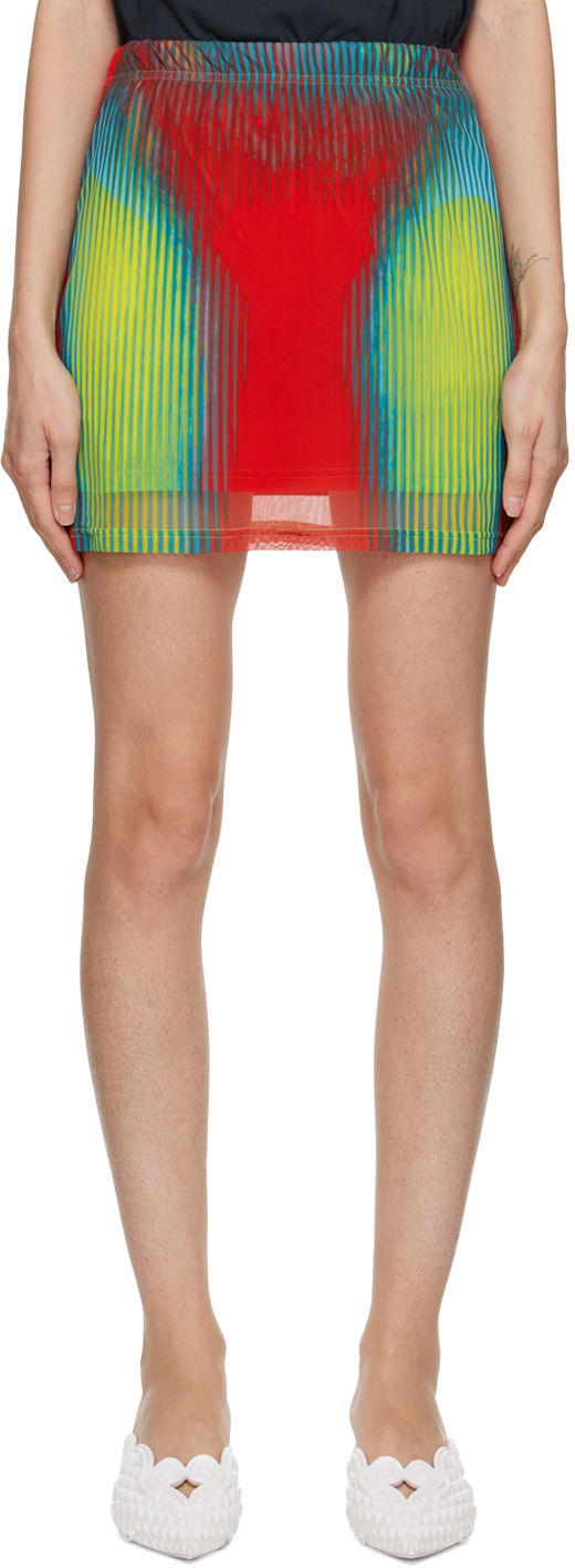 Sukňa Y/PROJECT Body Morph Mini Skirt Červená | YPJPGWSKIRT1-S23, 0