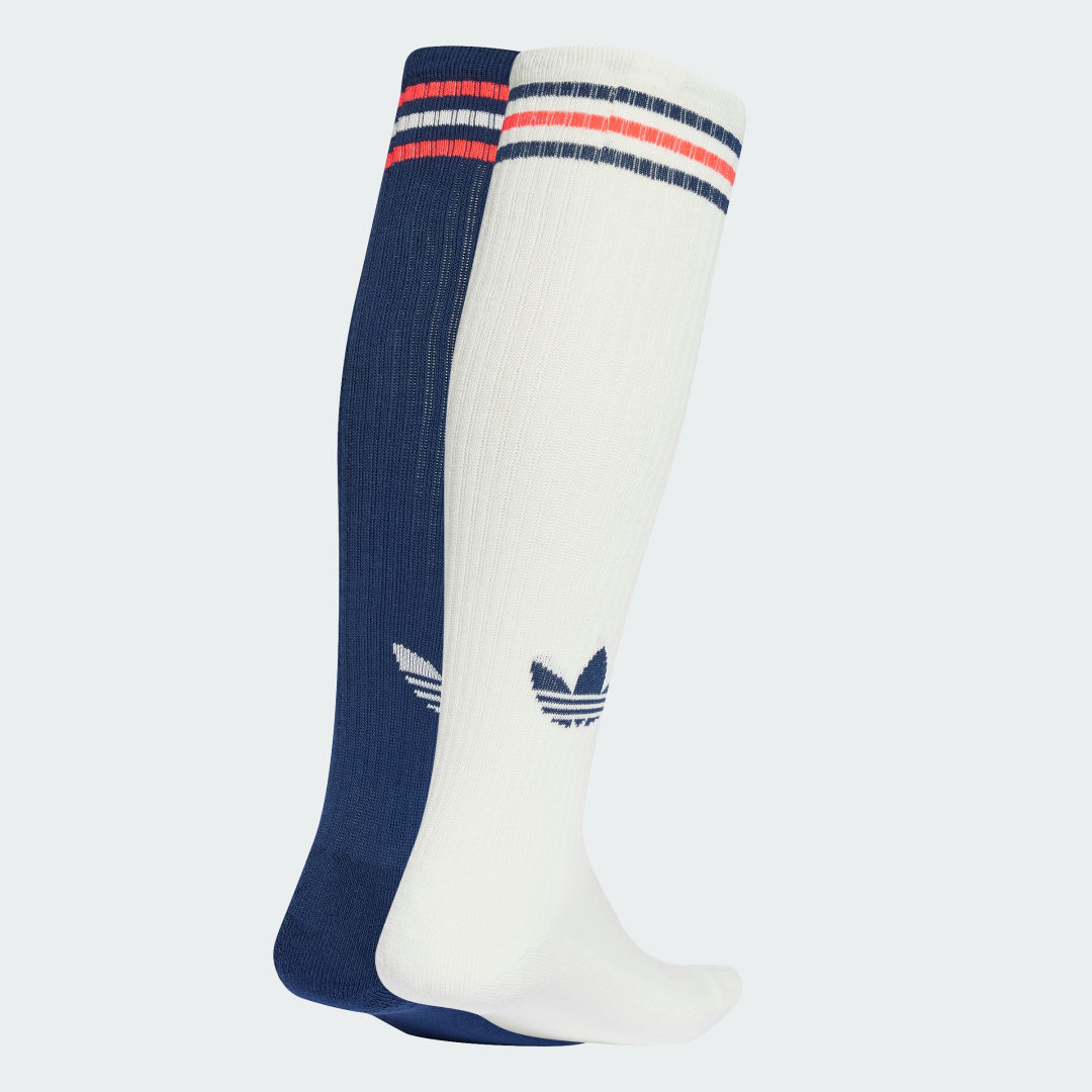Ponožky adidas Performance 3-Stripes Knee Socks - 2 Pairs Rôznofarebný | JV7414, 0