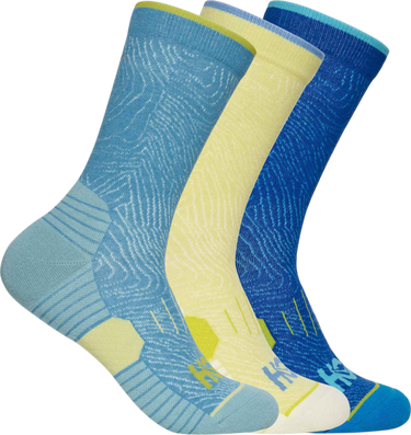 Ponožky Hoka One One Hoka Crew Run Socks 3-Pack Rôznofarebný | 1122931-adm, 0