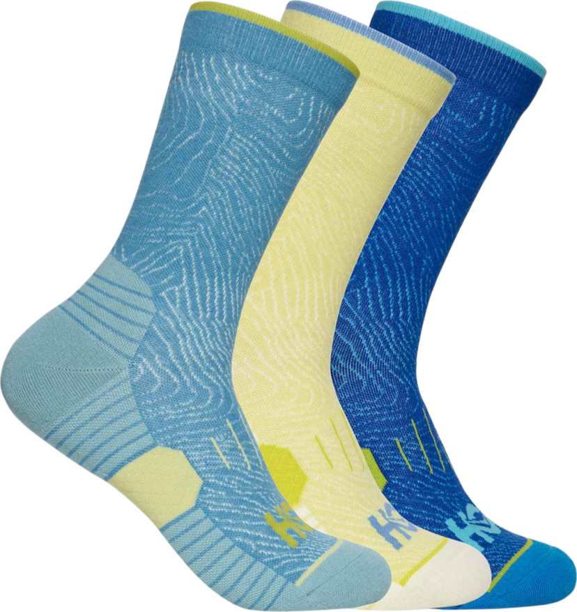 Ponožky Hoka One One Hoka Crew Run Socks 3-Pack Rôznofarebný | 1122931-adm