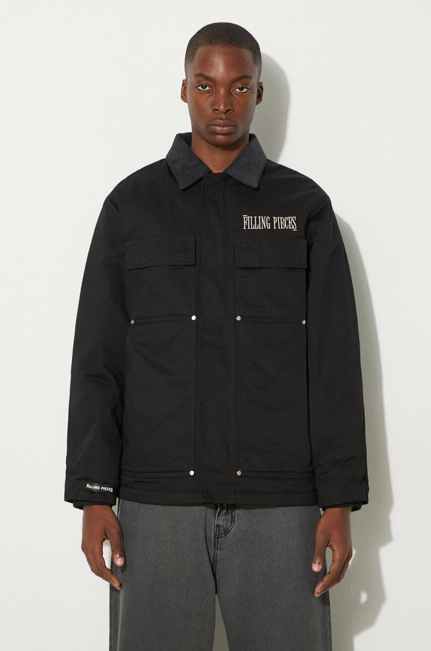 Bunda Filling Pieces Corduroy Jacket Čierna | 97126951861, 1