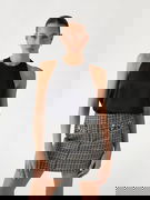 Sleeveless A-Line Satin Top