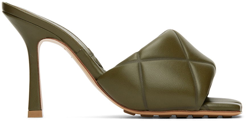 Lido Heeled Sandals "Khaki"