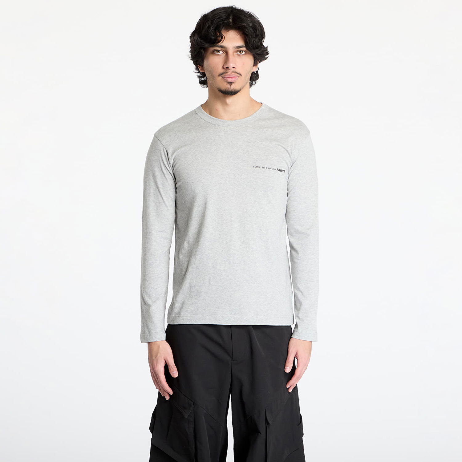 Tričko Comme des Garçons Comme des Garçons SHIRT Knit T-Shirt Šedá | FO-T025 GREY, 0