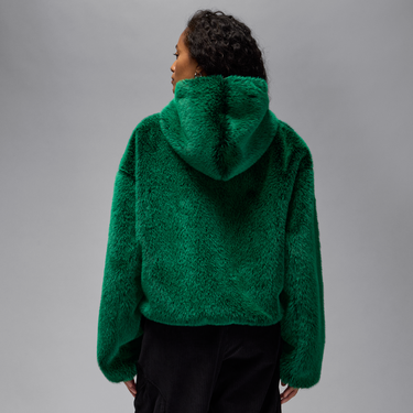 Bunda Jordan Air Jordan Faux Fur Hooded Jacket Zelené | HV0293-365, 3
