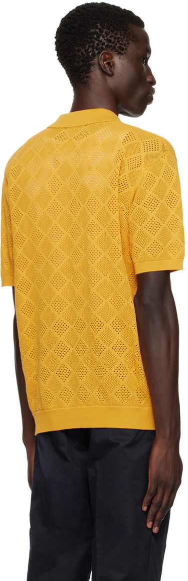 Polo tričko BEAMS BEAMS PLUS Mesh Zip Polo Žltá | 3802-0035-156, 2